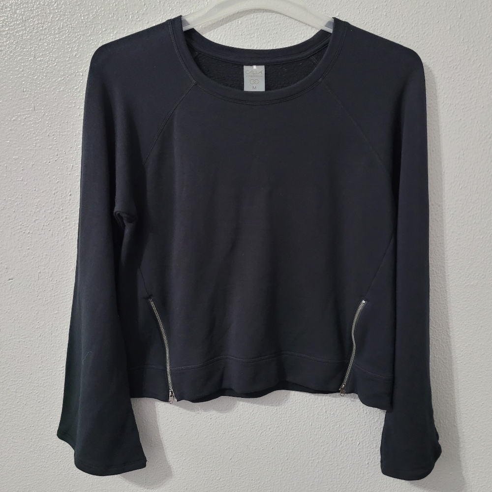 CALIA By Carrie Underwood Black Sweater  In Medium